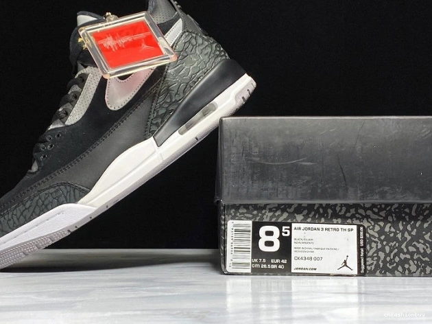 3 Tinker Cement CK4348-007 Air Black Jordan Grey 1124